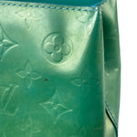 Louis Vuitton Vintage Teal Monogram Vernis Wilshire PM Tote