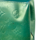 Louis Vuitton Vintage Teal Monogram Vernis Wilshire PM Tote