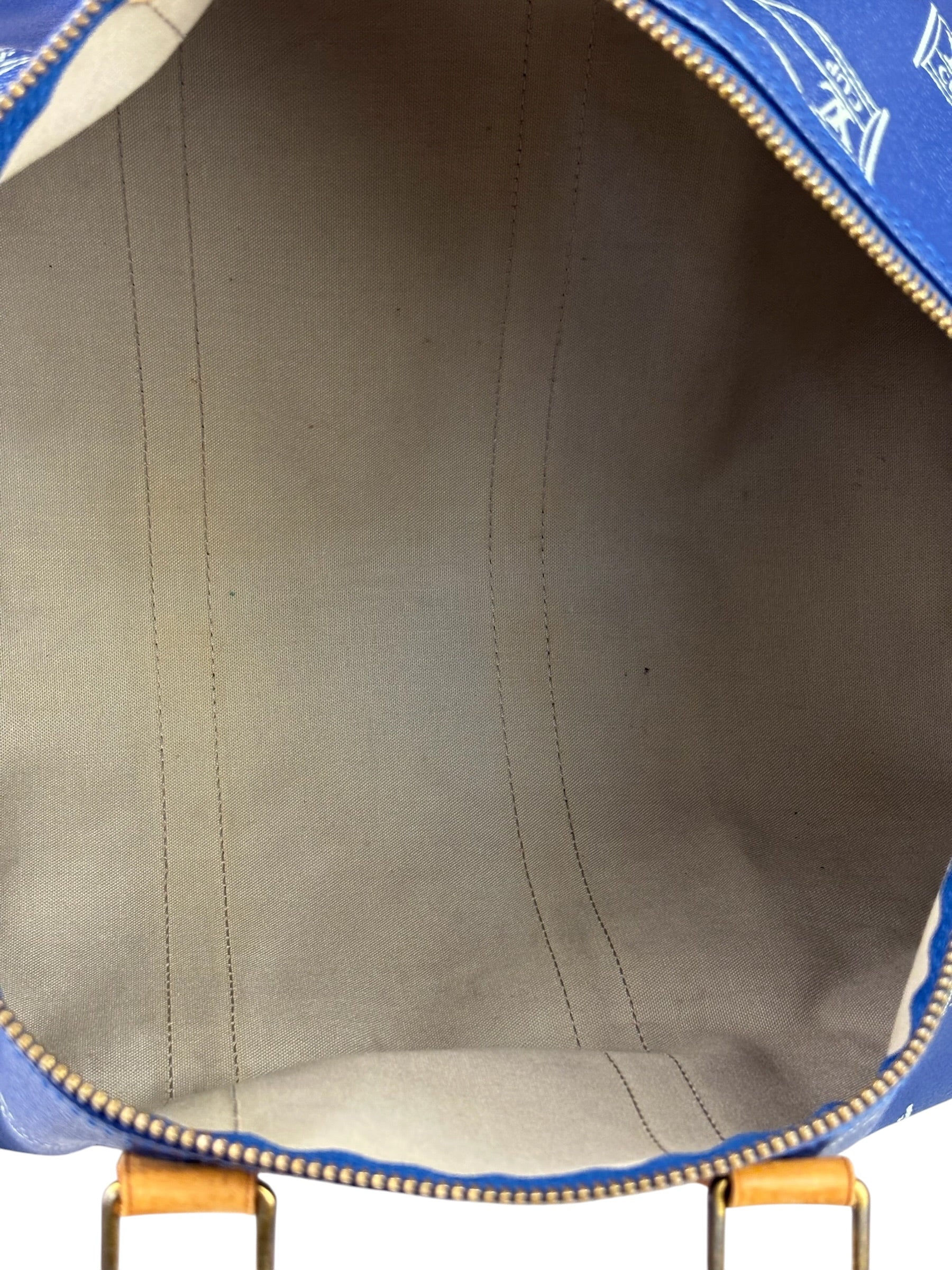 Louis Vuitton Blue America's Cup Keepall 45