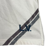 Louis Vuitton White LV Logo Long Sleeve Top
