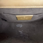 Gucci Gold Metallic Padlock Small Chain Shoulder Bag