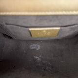 Gucci Gold Metallic Padlock Small Chain Shoulder Bag