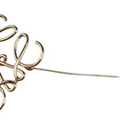 Loewe Gold Anagram Brooch