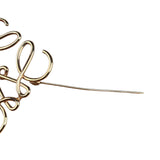 Loewe Gold Anagram Brooch