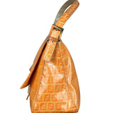 Fendi Orange Vinyl Mamma Baguette