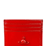Vivienne Westwood Red Debossed Orb Card Holder