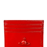 Vivienne Westwood Red Debossed Orb Card Holder
