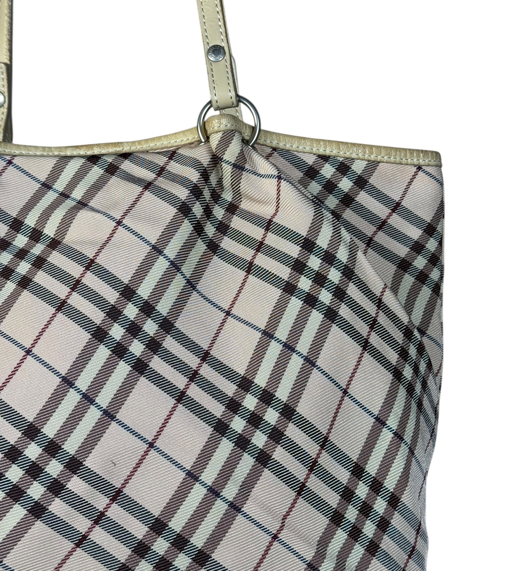 Burberry Blue Label Check Tote