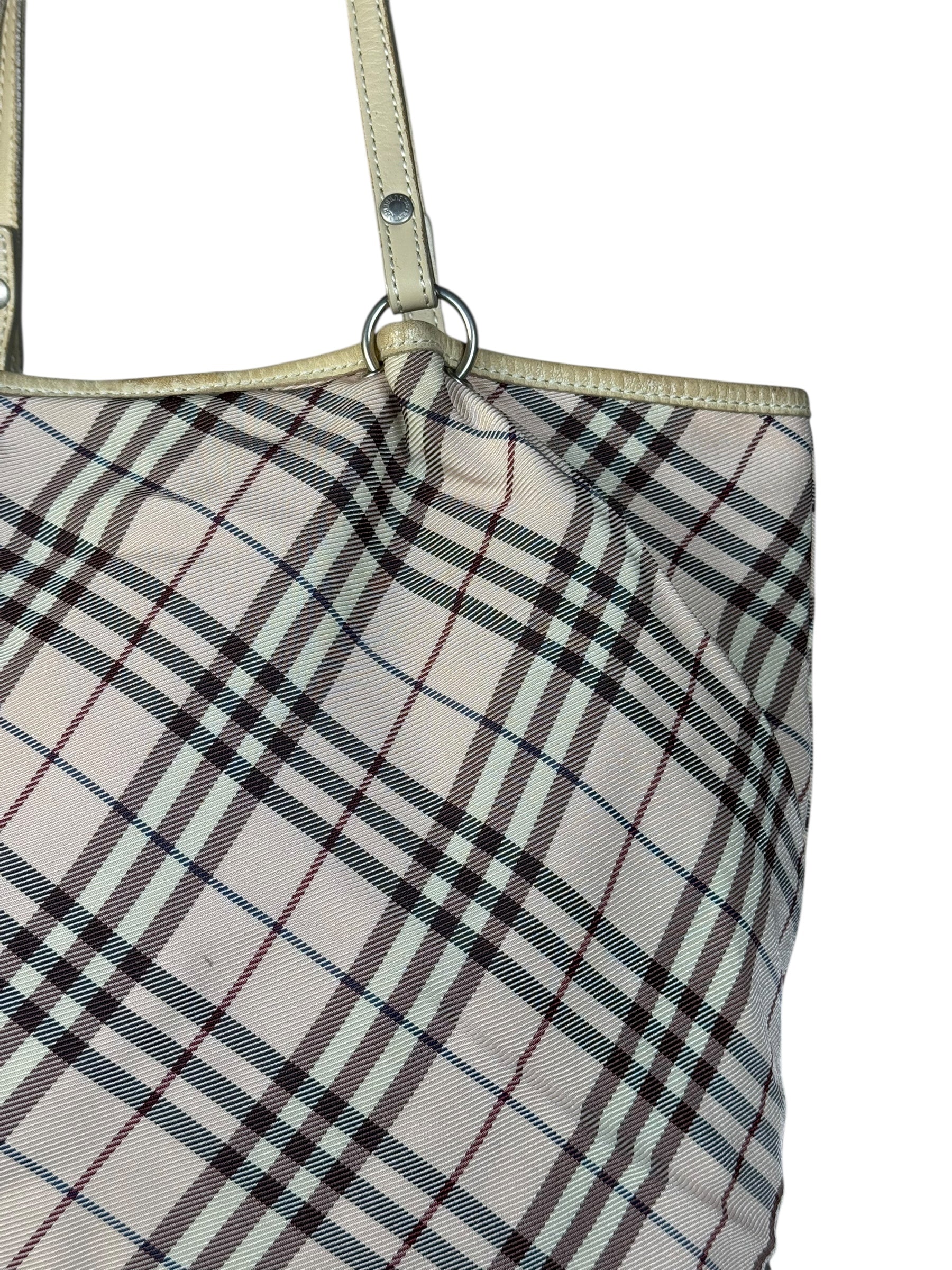 Burberry Blue Label Check Tote