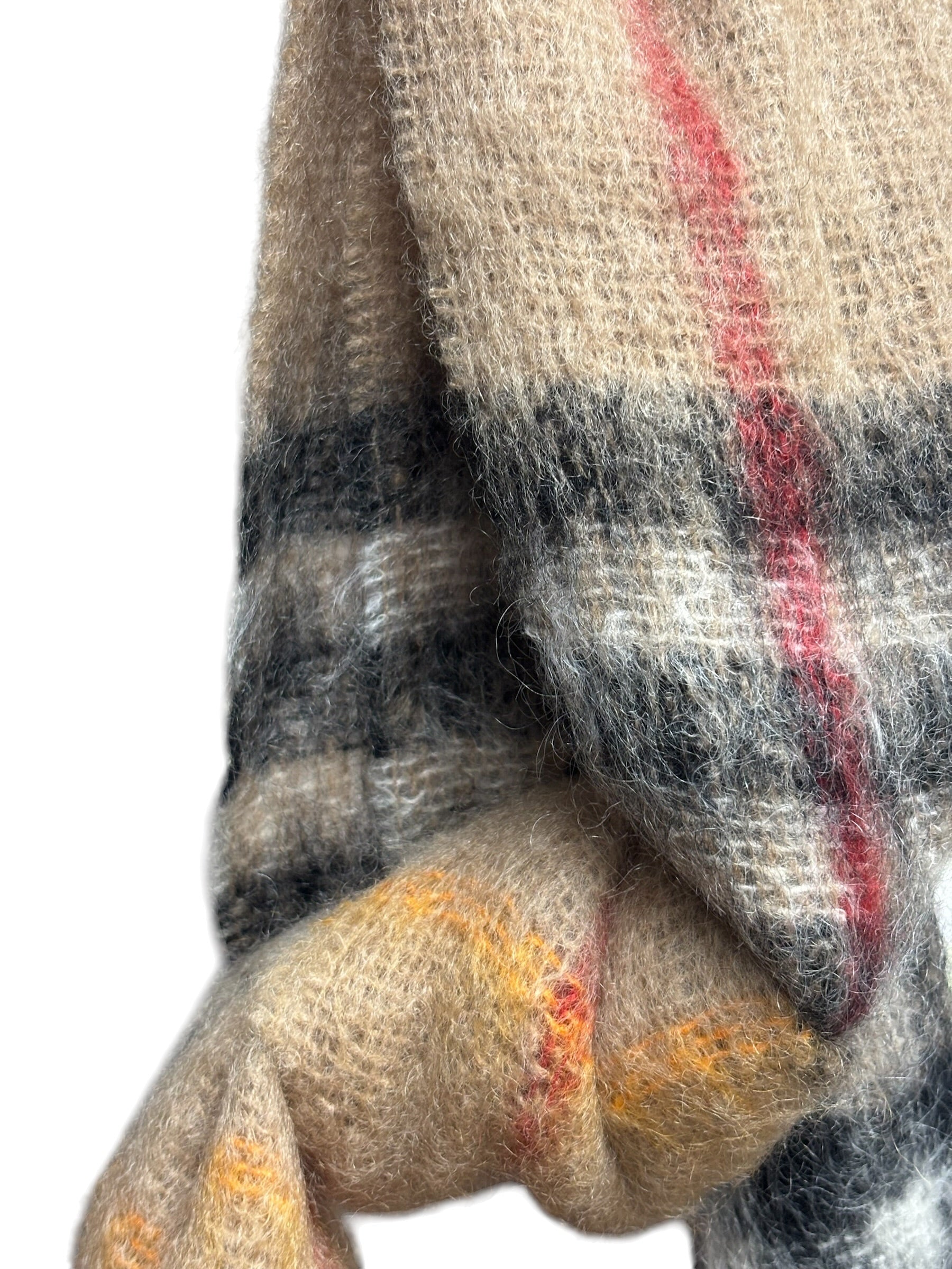 Burberry Giant Check Mohair Scrarf