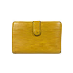 Louis Vuitton Epi Kiss Lock Wallet Yellow