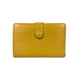 Louis Vuitton Epi Kiss Lock Wallet Yellow