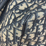 Christian Dior Vintage Navy Trotter Boston Bag