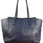 Gucci Blue Pebbled Leather Swinger Bag