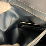 Chanel Dark Grey Quilted Leather Loop Flap Bag 2014