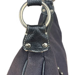 Burberry Vintage Black Canvas Crossbody Bag