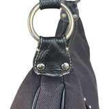 Burberry Vintage Black Canvas Crossbody Bag