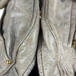 Miu Miu Green Vitello Leather Two-Way Bag