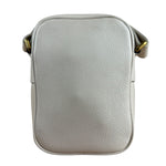 Gucci White Grained Sherry Leather Crossbody