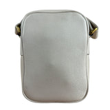 Gucci White Grained Sherry Leather Crossbody