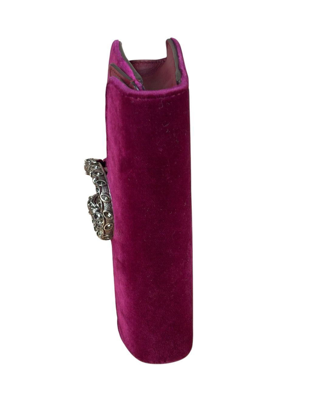 Gucci Purple Velvet Super Mini Dionysus Shoulder Bag