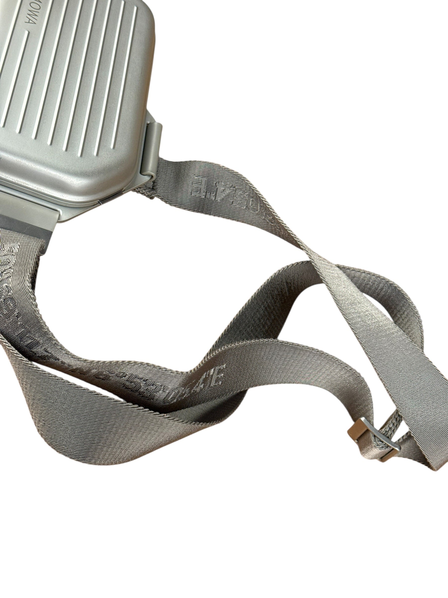 Rimowa Aluminium Personal Sling Clutch Silver