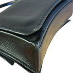 Balenciaga Crush Sling Shoulder Bag Black Leather