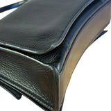 Balenciaga Crush Sling Shoulder Bag Black Leather