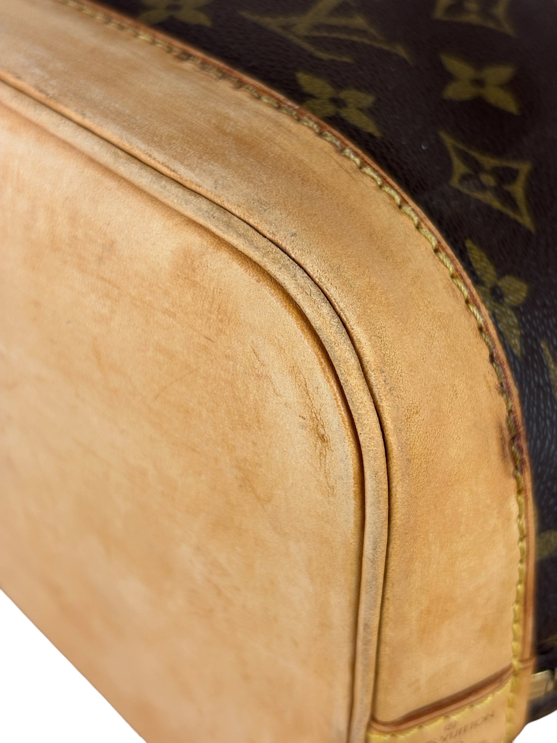 Louis Vuitton Canvas Coated Monogram Alma Hand Bag