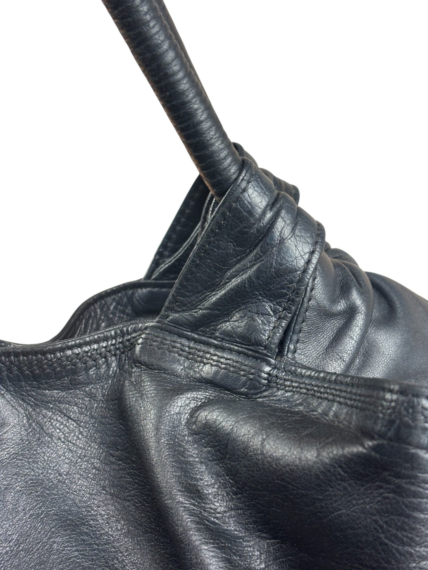 Loewe Black Leather Nappa Aire Shoulder Bag