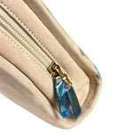 Loewe Vintage Floral Print Suede Handbag