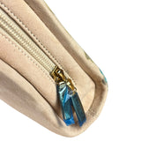 Loewe Vintage Floral Print Suede Handbag
