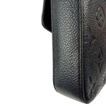 Louis Vuitton Black Leather Monogram Felicie Pochette