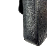 Louis Vuitton Black Leather Monogram Felicie Pochette