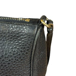 Prada Black Pebbled Leather Pochette