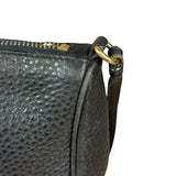 Prada Black Pebbled Leather Pochette