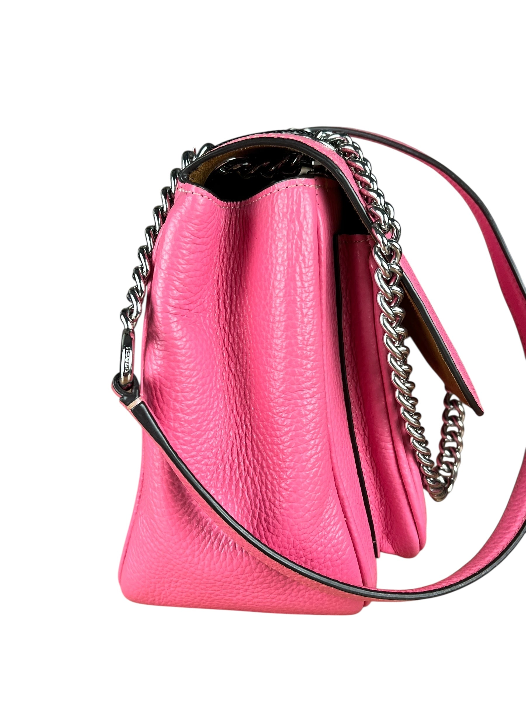 Coach Leather Klare Crossbody 25 Pink
