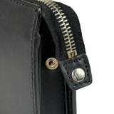Fendi Black Leather Think Fendi Clutch