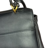 Balenciaga Large Rodeo Leather 2Way Handbag Black