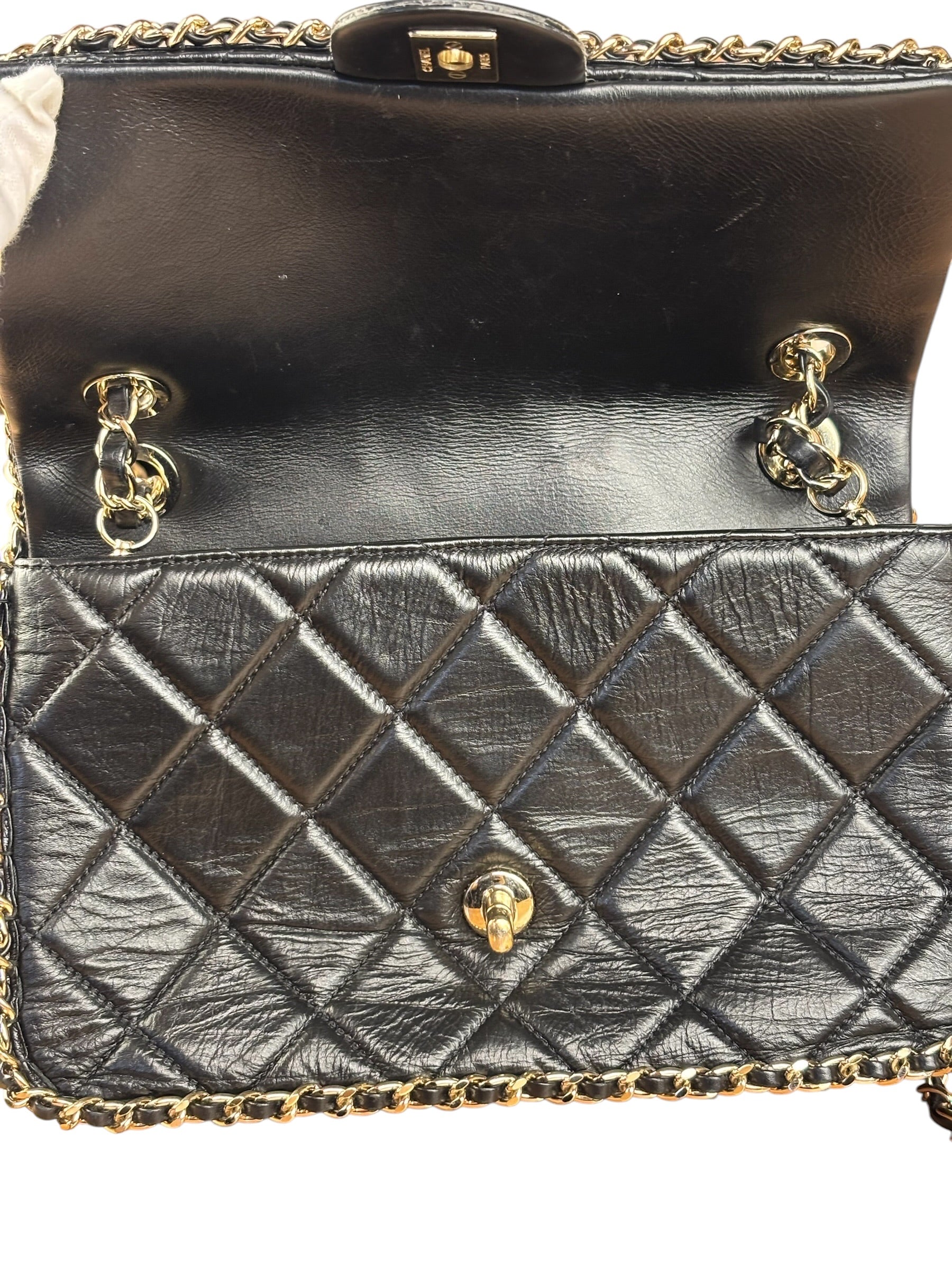 Chanel Black Quilted Leather Flap Bag 2019