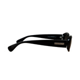 Christian Dior Vintage Black Oval Frame Sunglasses