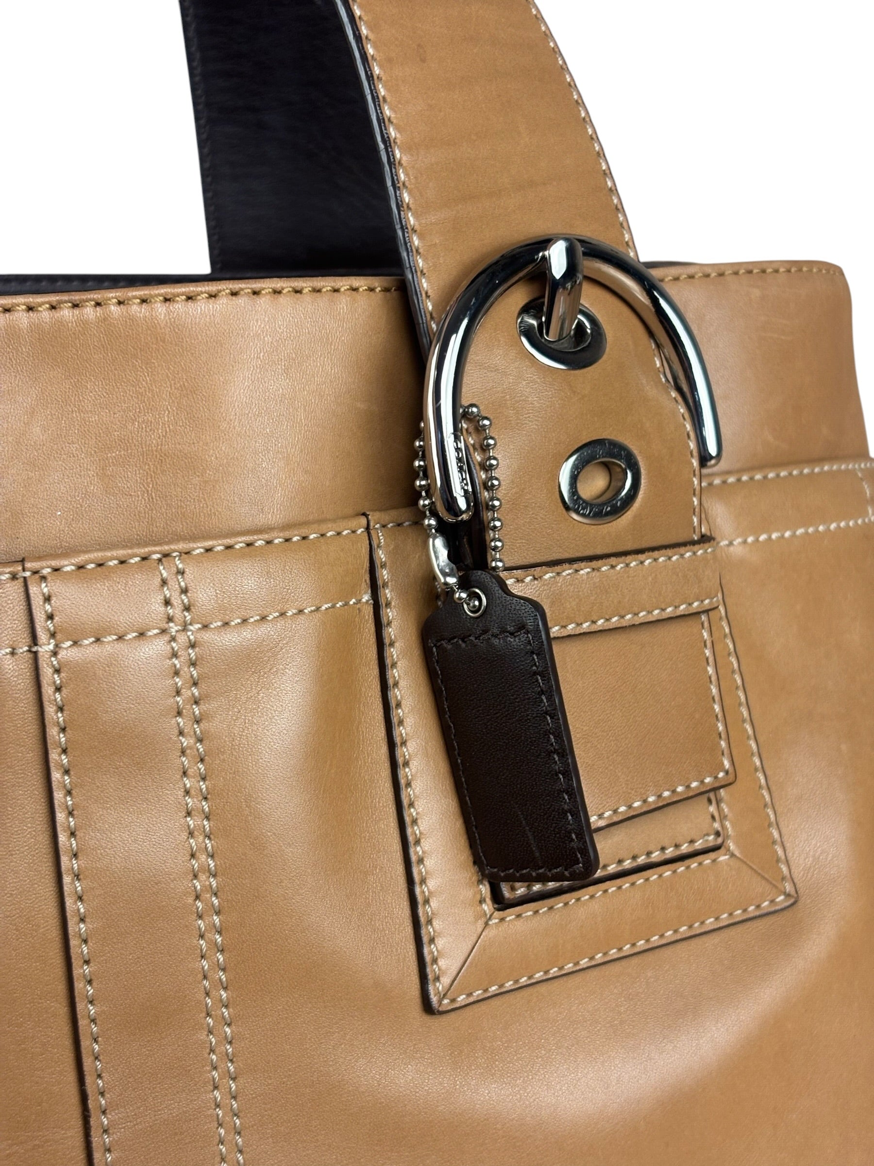 Coach Vintage Tan Brown Soho Shoulder Bag
