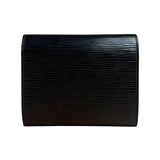 Louis Vuitton Black Epi Joey Trifold Wallet