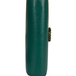 Gucci Green Leather Crystal Embellished Dionysus Chain Bag