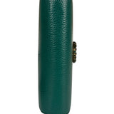 Gucci Green Leather Crystal Embellished Dionysus Chain Bag