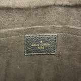 Louis Vuitton Black Leather/ Monogram Marignan 2Way Bag
