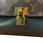Louis Vuitton Black Leather/ Monogram Marignan 2Way Bag