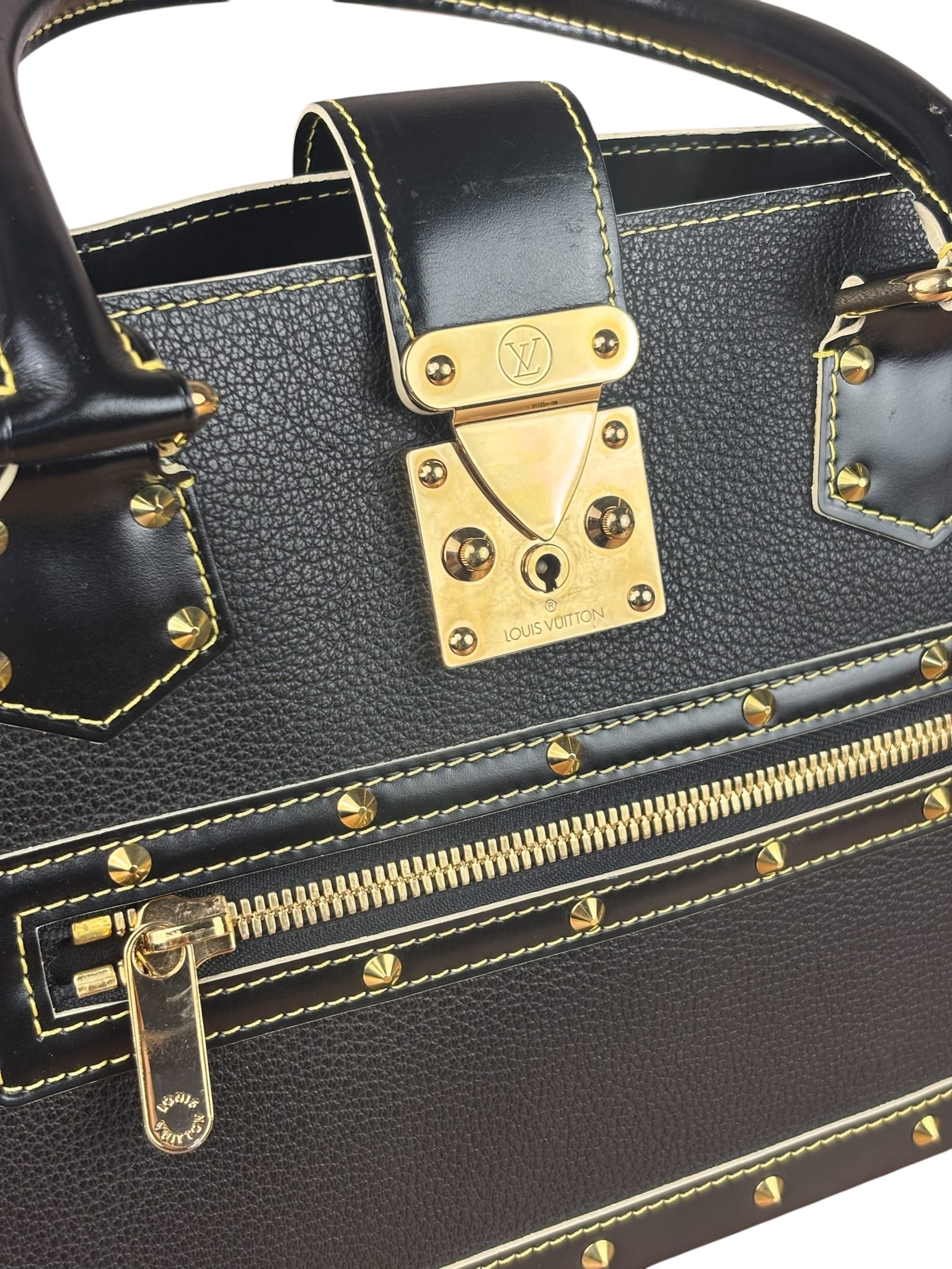 Louis Vuitton Black Goatskin Suhali Le Fabuleux Shoulder Bag