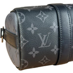 Louis Vuitton Black Monogram Keepall Bandouliere 25