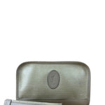YSL Vintage Grey Leather Travel Pouch